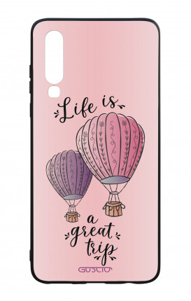 Huawei P30 WHT Two-Component Cover - Life is a Great Trip
