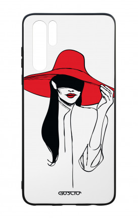 Huawei P30PRO WHT Two-Component Cover - Red Hat