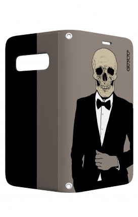Case STAND VStyle Samsung S10 - Tuxedo Skull