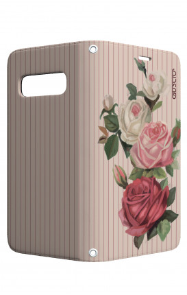Cover STAND Samsung S10e - Rose e righe