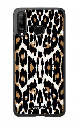 Huawei P30Lite WHT Two-Component Cover - Leopard print