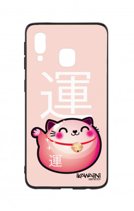 Samsung A40 WHT Two-Component Cover - Japanese Fortune cat Kawaii