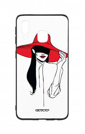Cover Bicomponente Samsung A40 - Cappello rosso