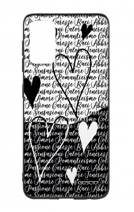 Samsung S20Plus Two-Component Cover - Black & White Writings