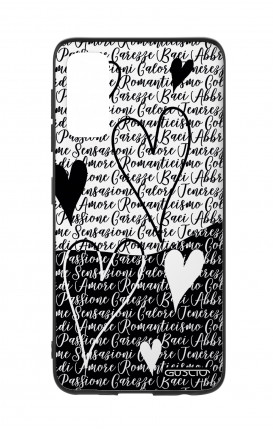 Cover Samsung S20 - Black & White Writings