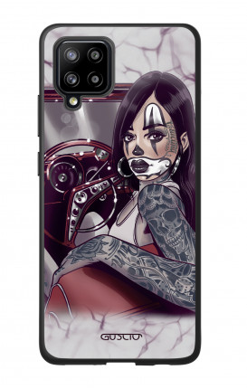 Cover Bicomponente Samsung A42 - Pin Up Chicana in auto