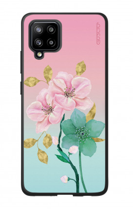 Cover Bicomponente Samsung A42 - Fiori rosa