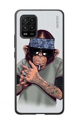 Cover Bicomponente Xiaomi MI 10 LITE 5G - Scimpanze con bandana