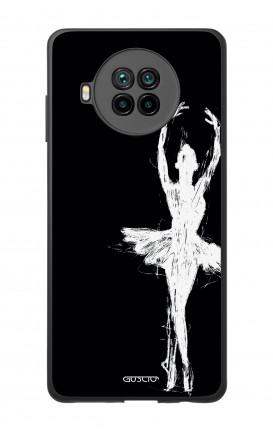 Cover Bicomponente Xiaomi MI 10T LITE - Ballerina su nero