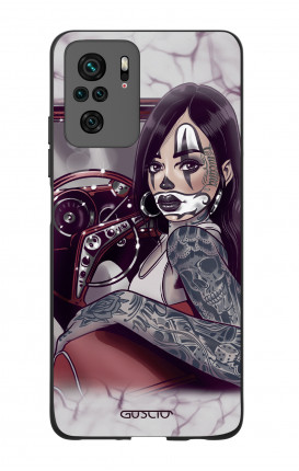 Cover Bicomponente Xiaomi Redmi Note 10/10s - Pin Up Chicana in auto