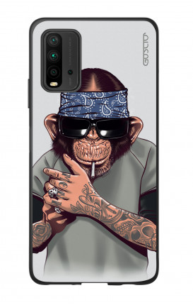 Cover Bicomponente Xiaomi Redmi 9T  - Scimpanze con bandana