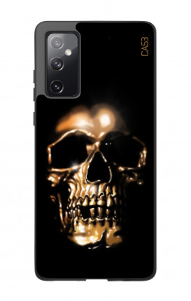 Cover Bicomponente Samsung A34 - Gold Skull
