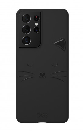 Cover Rubber Sam S21 Ultra BLK  - Cat